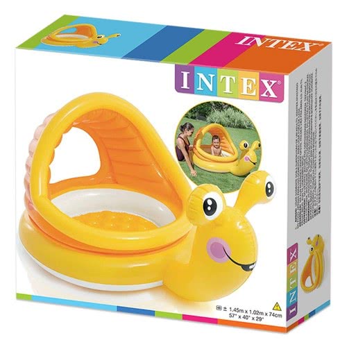 INTEX Lazy Snail Shade Baby Pool 57124 6941057407661