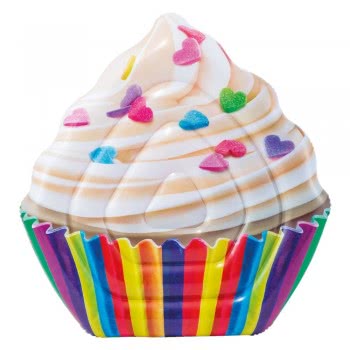 INTEX Φουσκωτό Στρώμα Σε Σχήμα Γλυκού Cupcake 58770 6941057407838