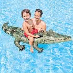 INTEX Realistic Gator Ride-On Inflatable 57551 6941057402987