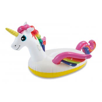 INTEX Inflatable Mat Ride On Unicorn, 201 X 140 X 97Cm 57561 6941057407456