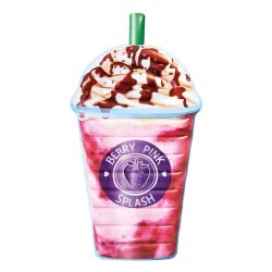 INTEX Φουσκωτό Στρώμα Θαλάσσης Σε Σχήμα Milkshake Berry Pink Splash 58777 6941057408620
