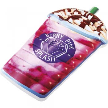 INTEX Inflatable Berry Pink Splash Milkshake Pool Float Lounger Beach Mattress 58777 6941057408620