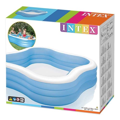 INTEX Πισίνα Beach Wave Swim Center Pool 229X229x56εκ 57495 6941057402574