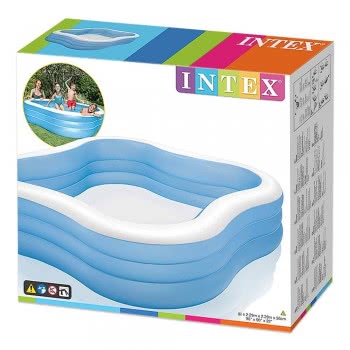 INTEX Πισίνα Beach Wave Swim Center Pool 229X229x56εκ 57495 6941057402574