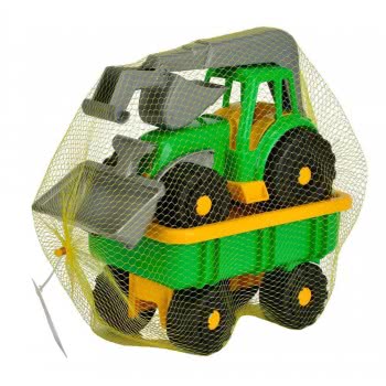 ANDRONI Giocattoli Power Worker Traktor With Loader, Digger And Trailer - 2 Colours 6983-0000 8000796069832