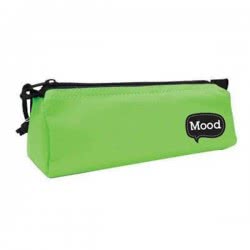 Diakakis imports School Pencil Case Green With Zipper Mood Chrome 0580094 5205698140846
