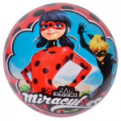 star Plastic Ball Miraculous Lady Bug, 14Cm 13/2938 5202522129381
