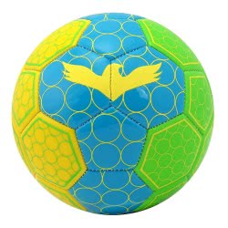 As company Soccer Ball Leather, Small, Multicolor Nano Fluo Spots 51021 5203068510213