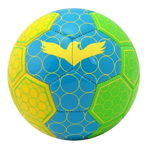 As company Soccer Ball Leather, Small, Multicolor Nano Fluo Spots 51021 5203068510213