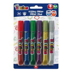 LUNA OFFICE LUNA The Littlies Glitter Glue 12Gr., 6 Colors 646026 5205698237423