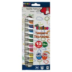 LUNA OFFICE LUNA The Littlies Tempera 7.5Ml 12 Colors 000646030 5205698237829