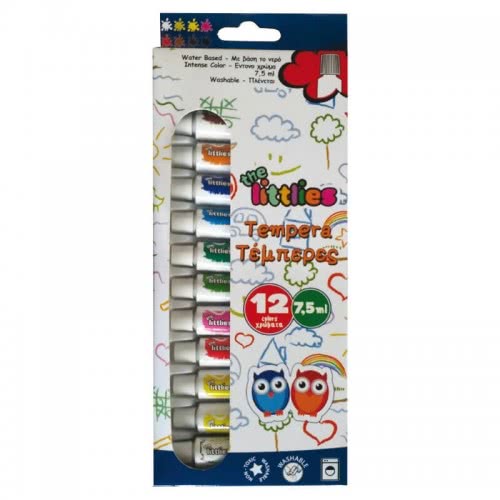 LUNA OFFICE LUNA The Littlies Tempera 7.5Ml 12 Colors 000646030 5205698237829