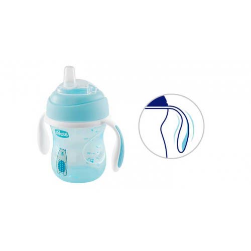Chicco Transition Cup, Soft Silicone Glove, 4M+, 200Ml Σιέλ F04-06911-20-01 8058664081301