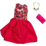 Mattel Barbie Fashion Βραδινά Σύνολα, Μπλούζα Με Λουλούδια Και Κόκκινη Φούστα FND47 / FLP77 887961588590