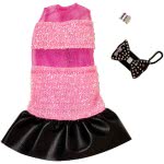 Mattel Barbie Fashion Night Dresses, Pink And Black Night Dress FND47 / FKT26 887961551259
