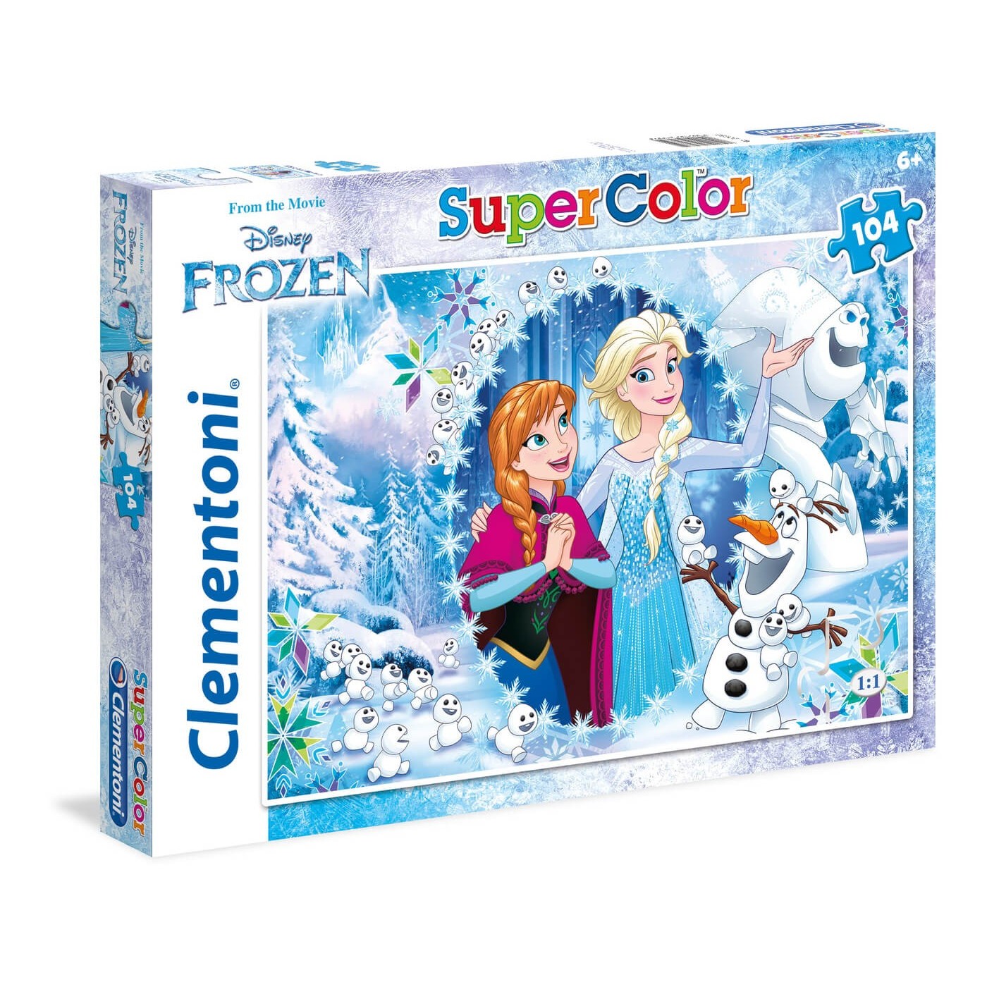 Clementoni Puzzle 104Pc Super Color Disney Frozen 1210-27985 | Toys-shop.gr