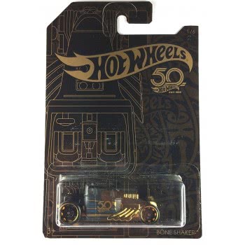 Mattel Hot Wheels Anniversary Venicles Black-Gold - 6 Designs FRN33 887961631708