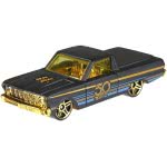 Mattel Hot Wheels Anniversary Venicles Black-Gold - 6 Designs FRN33 887961631708