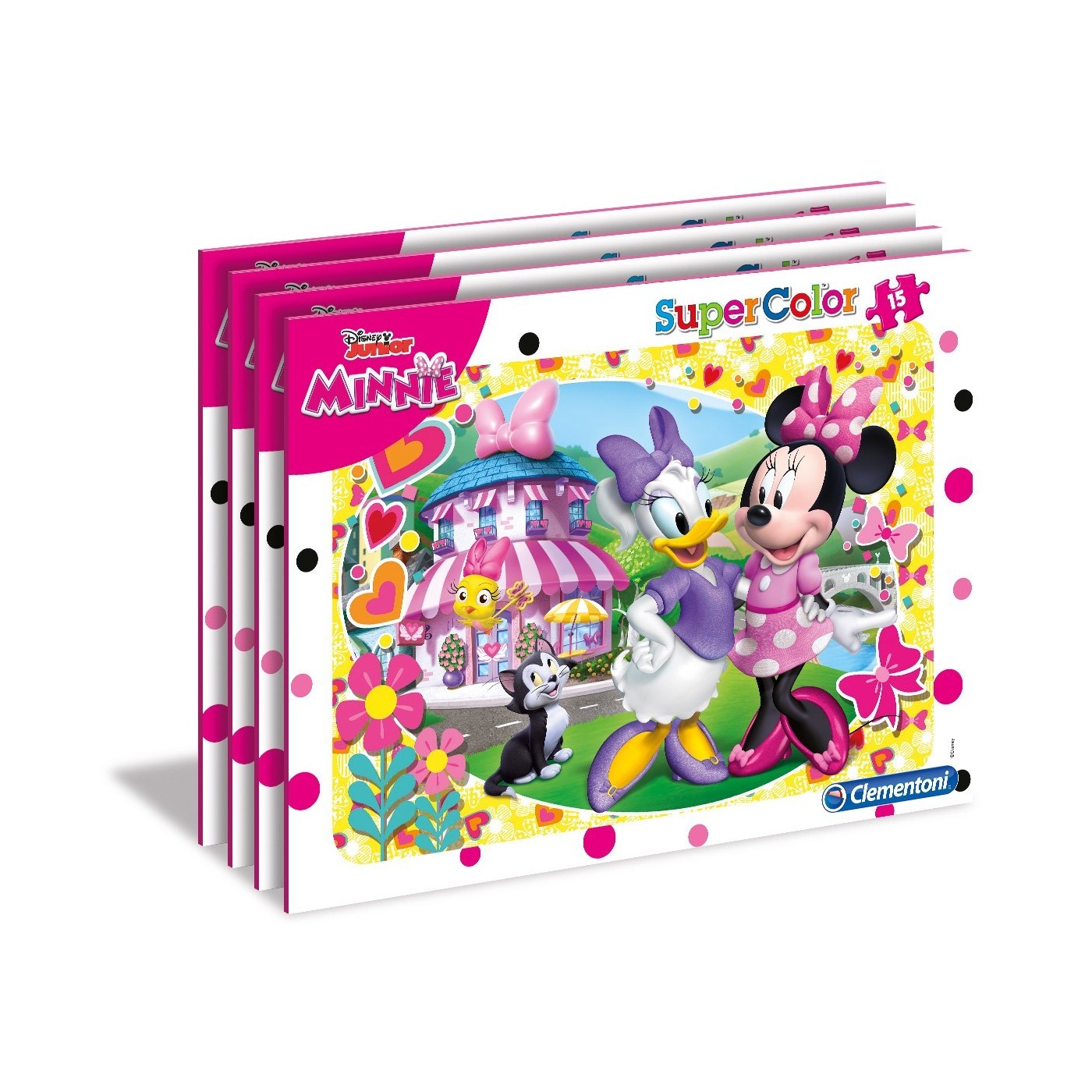 Clementoni Puzzle Frame 15Pc Super Color Minnie Happy Helper - 4 ...