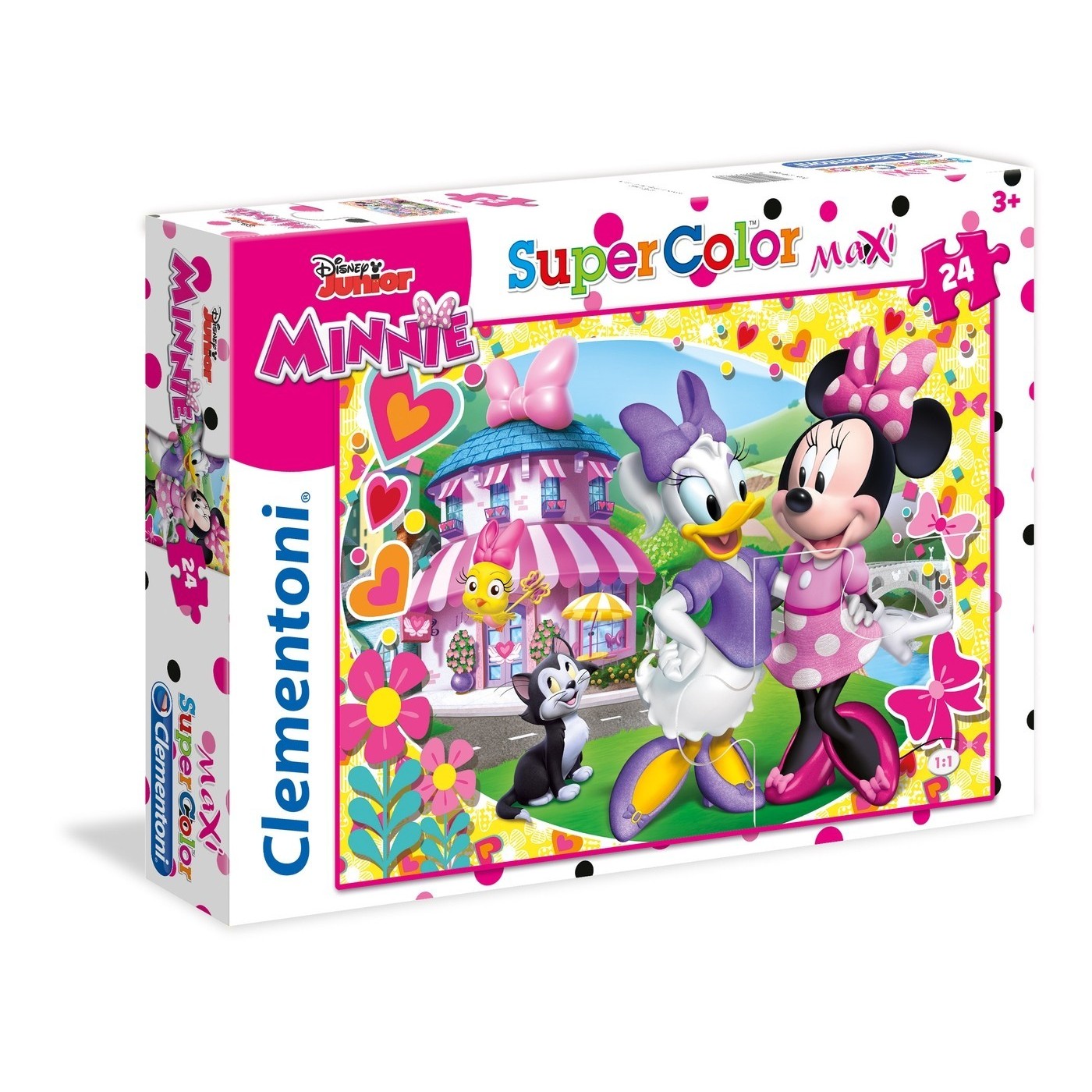 Clementoni Παζλ 24Τεμ. Maxi Super Color Minnie Happy Helper 24480 ...