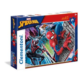 Clementoni Puzzle 24Pc Maxi Super Color Spiderman 1200-24497 8005125244973
