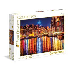 Clementoni Παζλ 500Τεμ. High Quality Collection Άμστερνταμ 1220-35037 8005125350377