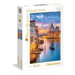 Clementoni Puzzle 500Pc High Quality Collection Lighting Venice 1220-35056 8005125350568
