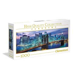Clementoni Παζλ Panorama Quality Collection Νέα Υόρκη Γέφυρα Brooklyn 1000 Τμχ 1220-39434 8005125394340