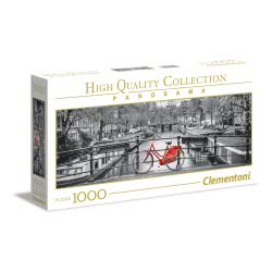 Clementoni Παζλ 1000Τεμ. High Quality Collection Panorama Ποδήλατο Στο Άμστερνταμ 39440 8005125394401