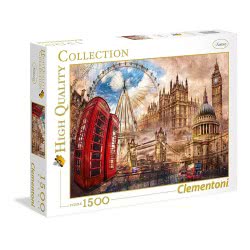 Clementoni Puzzle High Quality Collection Classic London 1500 Pcs 1220-31807 8005125318070