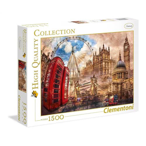 Clementoni Puzzle High Quality Collection Classic London 1500 Pcs 1220-31807 8005125318070