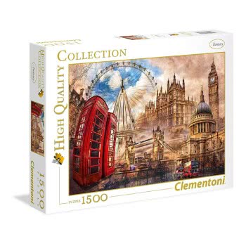 Clementoni Παζλ Quality Collection Κλασικό Λονδίνο 1500 Τμχ 1220-31807 8005125318070