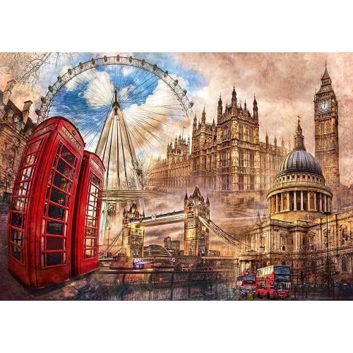 Clementoni Puzzle High Quality Collection Classic London 1500 Pcs 1220-31807 8005125318070