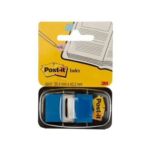 3M Σελιδοδείκτες 3Μ Post-It 25X43εκ Χρώμα Μπλε 50Φύλλα 076680002 021200706899