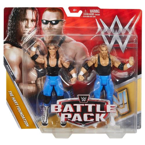 Mattel WWE Battle Pack Bret Hart And Jim Neidhart 2 Φιγούρες P9579 / FCV89 887961460599