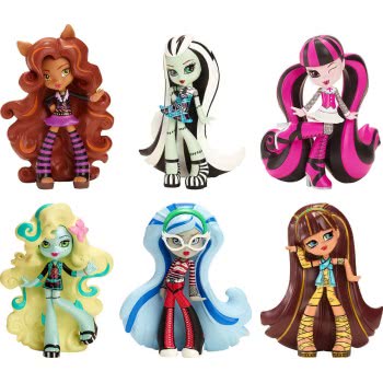 Mattel Monster High - Mini Κούκλες (14 Σχέδια) Vinyls CFC83 / ASST 887961054996