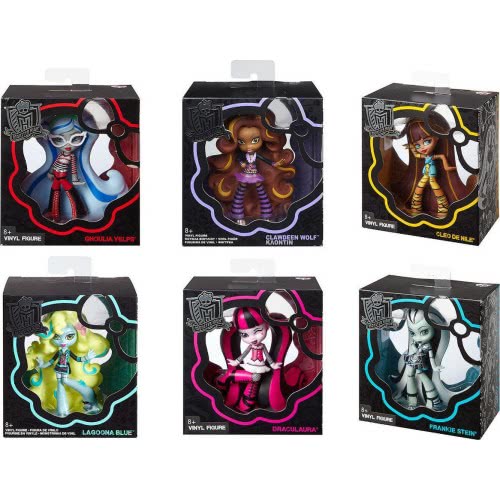 Mattel Monster High - Mini Κούκλες (14 Σχέδια) Vinyls CFC83 / ASST 887961054996