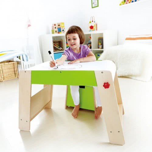 Hape Early Explorer Play Station And Stool Set E1015 6943478009974
