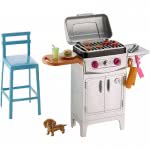Mattel Barbie Έπιπλα Εξωτερικου Χώρου: Μπάρμπεκιου DXB69 / DVX48 887961376760