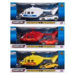 As company Teamsterz Emergency Response Helicopter, 1:64 - 3 Designs 7535-73612 5050837703211