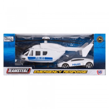 As company Teamsterz Ελικόπτερο Και Όχημα Άμεσης Δράσης Emergency Response, 1:64 - 3 Σχέδια 7535-73612 5050837703211