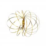 OEM Antistress Fidget Magic Flow Rings - Μαγικοί 3D Δακτύλιοι Ροής-Βραχιόλι Για Χαλάρωση Και Διασκέδαση - (Rainbow, Gold) 112900
