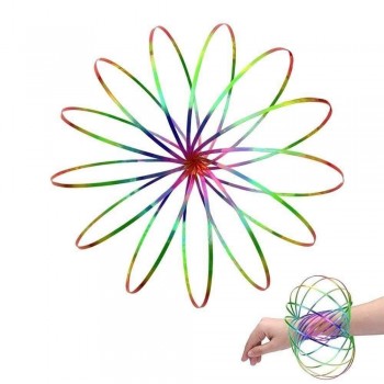 OEM Antistress Fidget Magic 3D Flow Rings For Fun And Pleasure - (Rainbow, Gold) 11290008 5212021900084