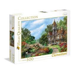 Clementoni Puzzle High Quality Collection Old Waterway Cottage 500 Pcs 1220-35048 8005125350483
