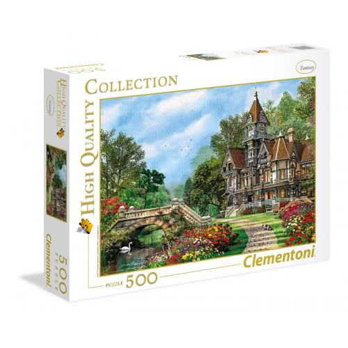 Clementoni Puzzle High Quality Collection Old Waterway Cottage 500 Pcs 1220-35048 8005125350483