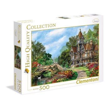 Clementoni Puzzle High Quality Collection Old Waterway Cottage 500 Pcs 1220-35048 8005125350483
