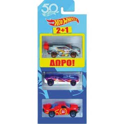 Mattel Hot Wheels Αυτοκινητάκια (2+1 Δώρο) GGK04 887961780680