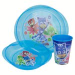 OEM Stor PJ Masks Easy Micro Set Plate, Glass And Bowl Χ20-01980 8412497019809