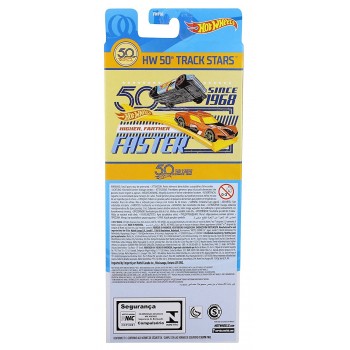 Mattel Hot Wheels 50Th Anniversary Track Stars 5 Pack, 1:64 Scale FWF98 887961673388