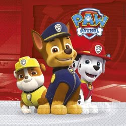 PROCOS Paw Patrol Ready For Action Napkins 33X33 (20Pieces) 089777 5201184897775